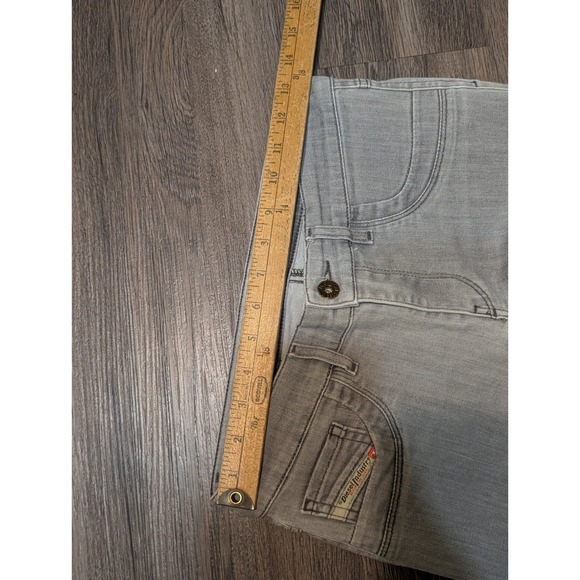 Diesel Bi-Bi Legging Moto Style Stretch Gray Jeans W28 - Picture 6 of 7